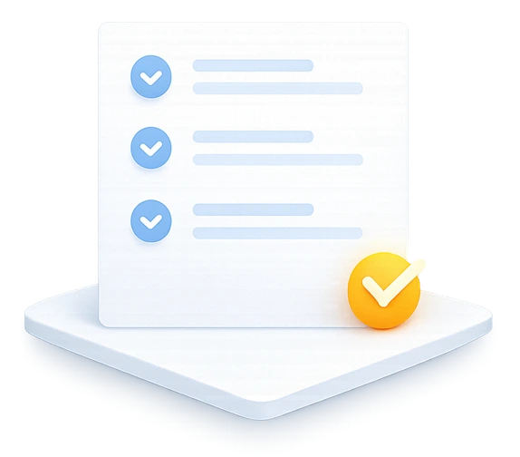 Illustration representing key takeaways and summary points