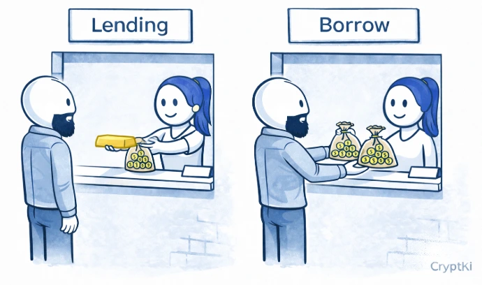 User repaying a DeFi loan and closing a borrowing position